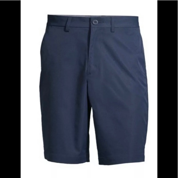 Mens George Performance FF Short size 44” Navy Blue UPF30 Moisture Wicking New - Picture 2 of 5